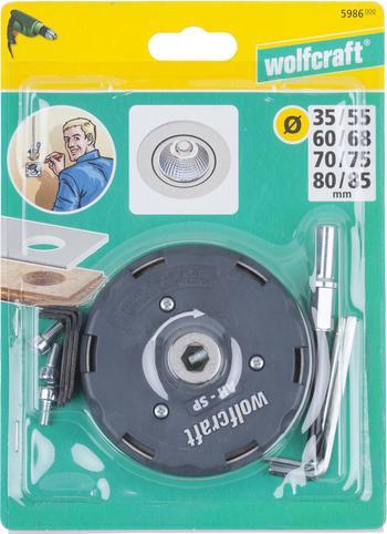 Produktbild wolfcraft 1 verst. LS Ø35,55,60,68,70,75,80,85mm (30 mm)
