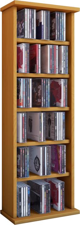 Produktbild VCM Holz CD DVD Stand Regal Vostan (31 x 18 x 92 cm)