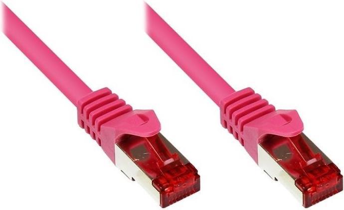 Actual product image Varia Patch Cable Cat. 6 - 50 m, S/FTP, PiMF, magenta (PiMF, CAT6, 50 m)