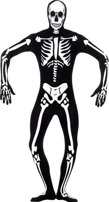 Produktbild Smiffys Skelett Second Skin Glow (S)
