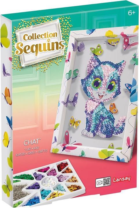 Actual product image Lansay Cat Sequin Collection