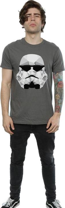 Produktbild Star Wars Stormtrooper Geometric Helmet TShirt (XXL)