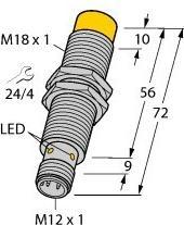 Actual product image Turck Read/write head for line topology BL ident TN-M18-H1147/C53