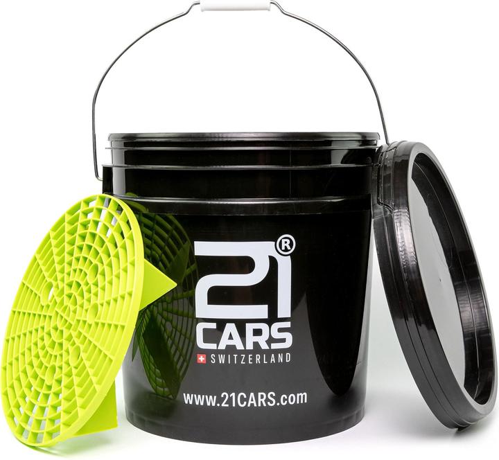 21cars Wascheimer mit Deckel 1600 ml