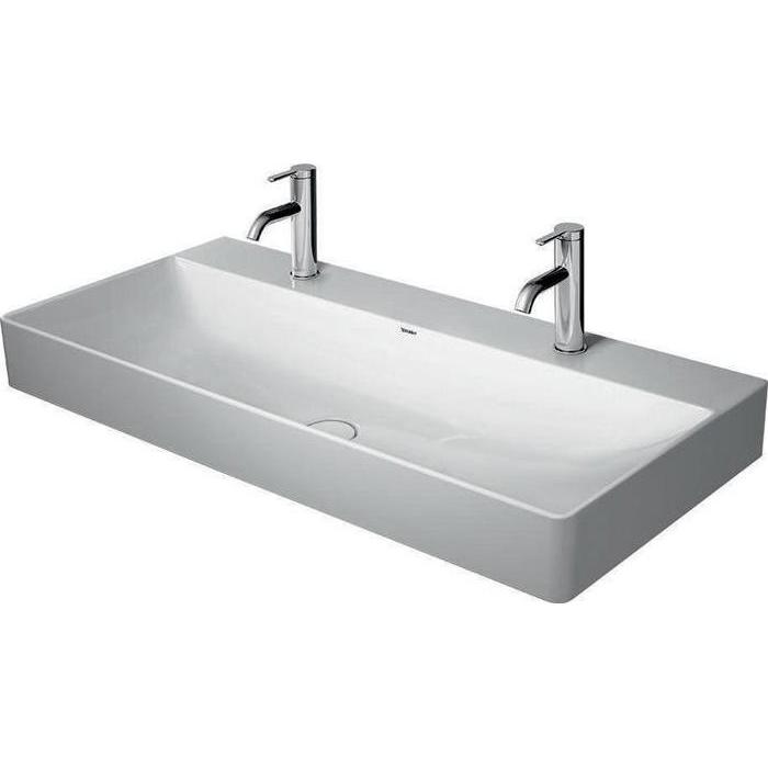 Duravit, Waschbecken, Waschtisch DURASQUARE o ÜL m HLB geschli 1000x470mm o HL weiss (470 mm, 1000 mm)