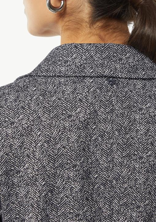 Actual product image Comma Indoor-Blazer Taillierter Jacquard-Blazer mit Fischgrat-Muster (40)