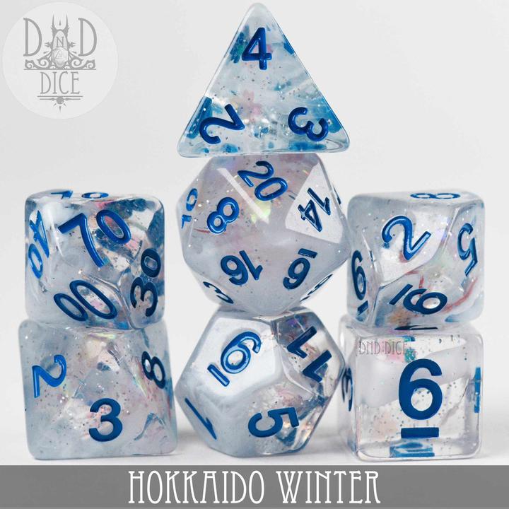 Actual product image DnD Dice Hokkaido Winter Dice Set