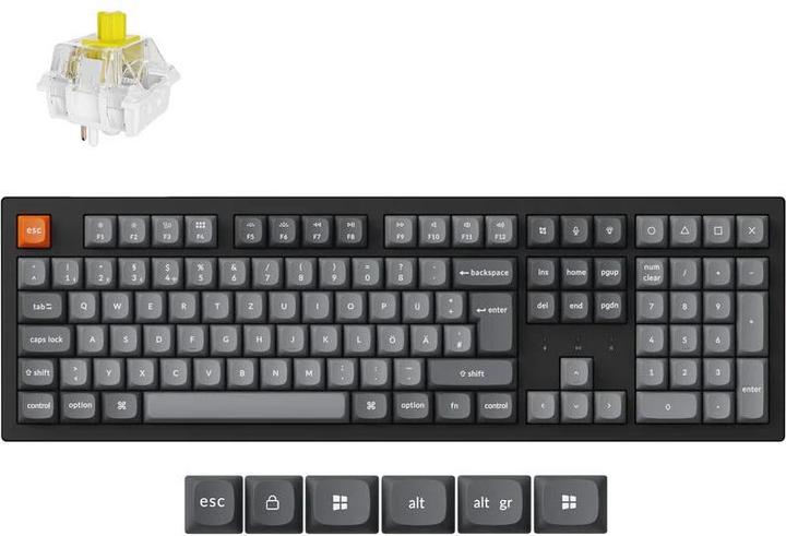 Actual product image Keychron K10 Max QMK (DE, Wireless)