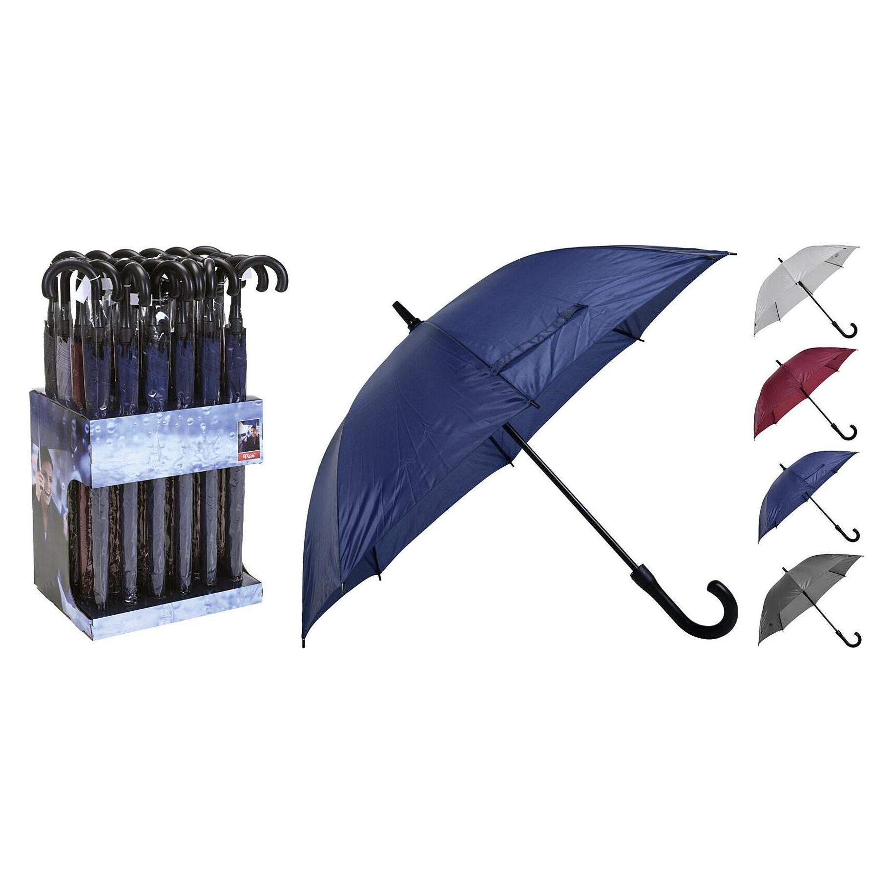 Unisex, Regenschirm, Regenschirm, Grau