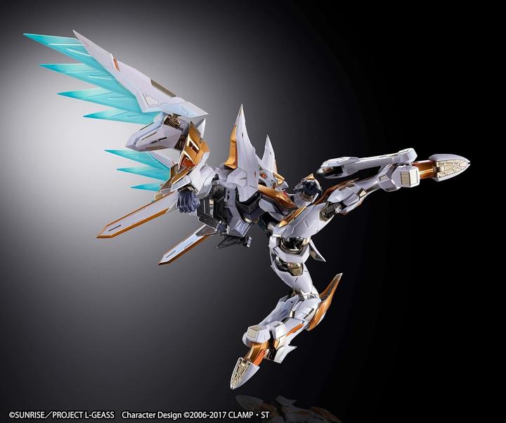 Actual product image Tamashii Nation Code Geass: Lelouch of the Rebellion R2 Metal Build Dragon Scale Action Figure Lancelot Albion 18 cm