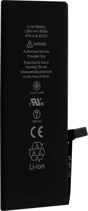 Produktbild Clappio 1960 mAh Ersatzakku 3.8V passend für Apple iPhone 7 (Akku 616-00255)