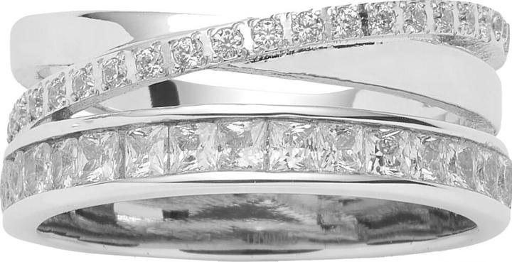 Produktbild Leonardo Jewels Ring 19 Sarah, Fingerring, Schmuck, Grösse 19, Edelstahl, Zirkonia, 025433 (19)