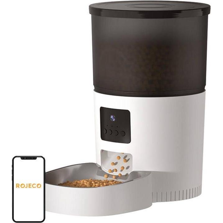 Meilleurs prix pour Rojeco 3L Automatic Pet Feeder WiFi avec camra (3l), Gamelle
