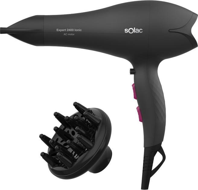 Actual product image Solac Hair dryer SP7152 black 2400 W (2400 W)