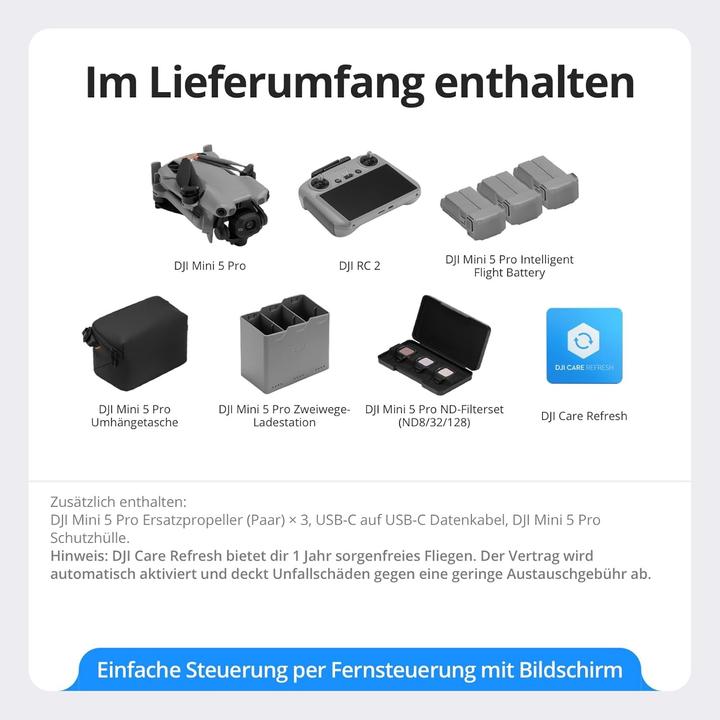 Actual product image DJI Mini 5 Pro (249 g)