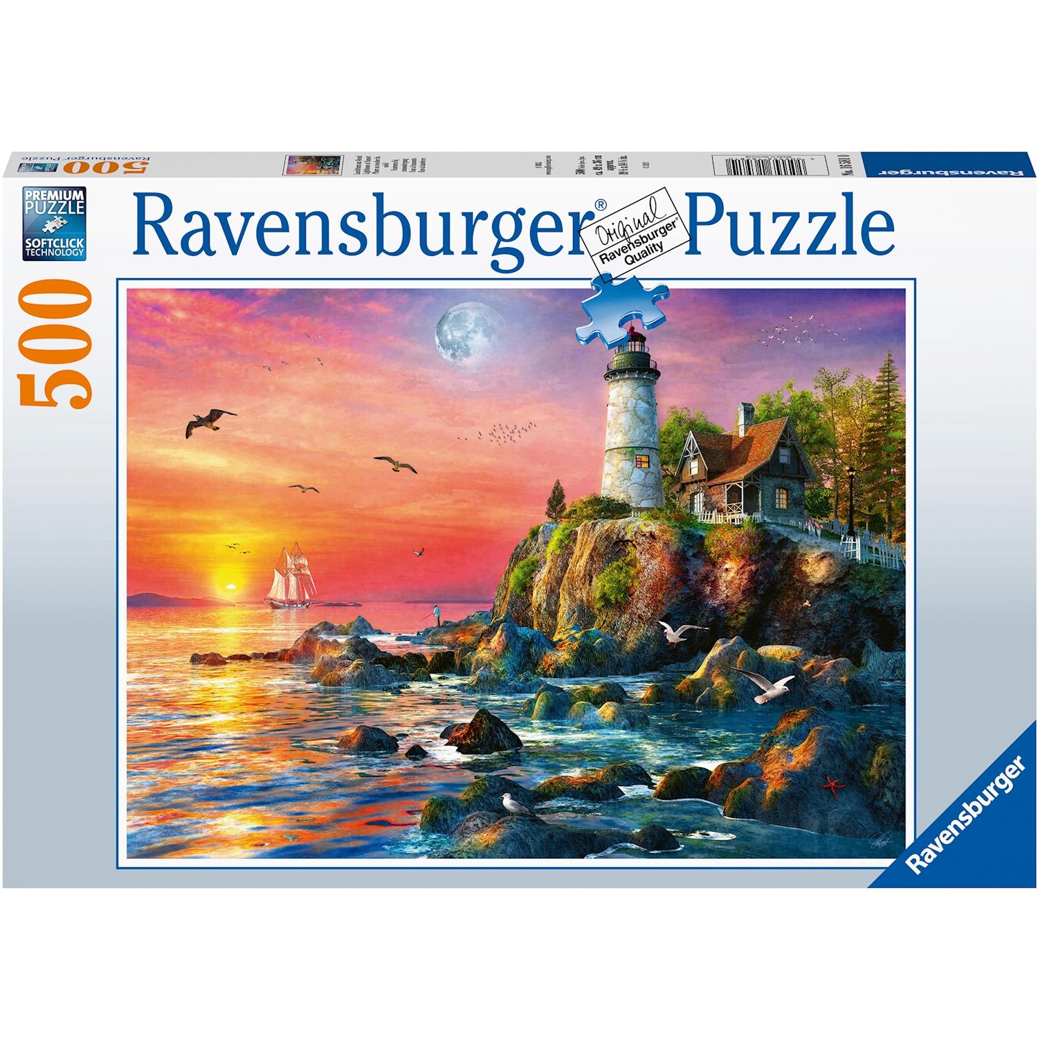 Ravensburger Leuchtturm am Abend (500 Teile)
