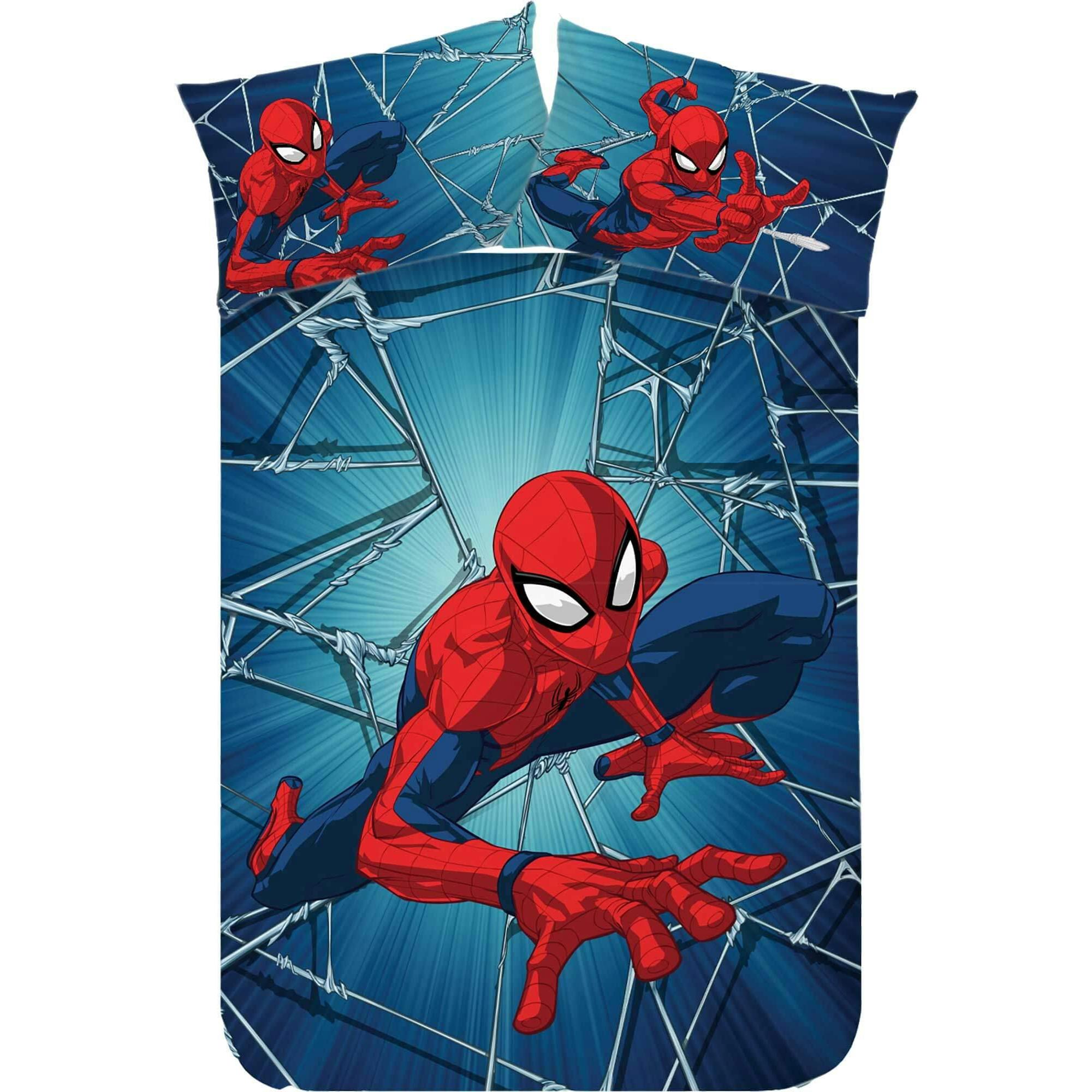 Spiderman Kinderbettwäsche Dynamic - Marvel Bettwäsche 100x135cm