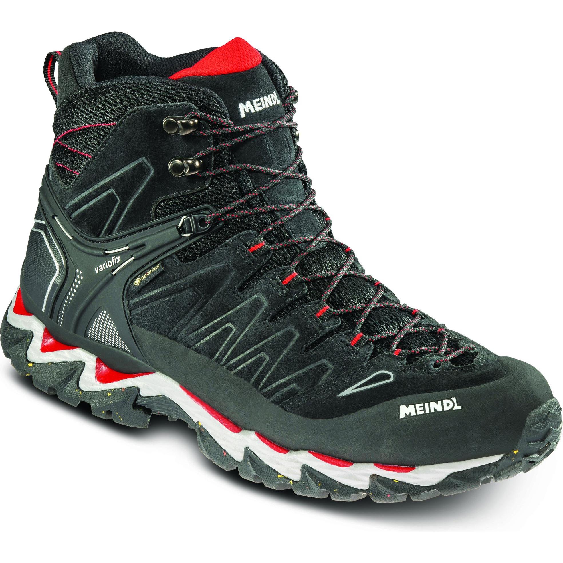 Meindl, Herren, Wanderschuhe, Lite Hike Men GTX (45), Schwarz
