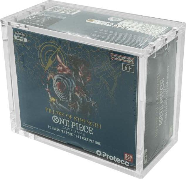 Actual product image Protecc Acrylic Case One Piece WHITE BOTTOM (From OP-04)