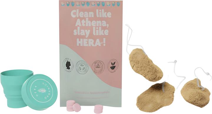 Actual product image Hera Organics Starter Kit Menstrual Sponges Size S (3 x, S)