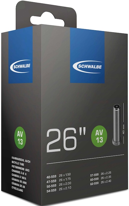 Actual product image Schwalbe Av13 (Schrader (AV), 26", 40 mm)