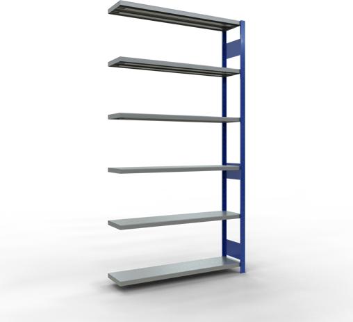 Actual product image Schulte Lagertechnik MULTIplus250 boltless add-on bay system with length bolts