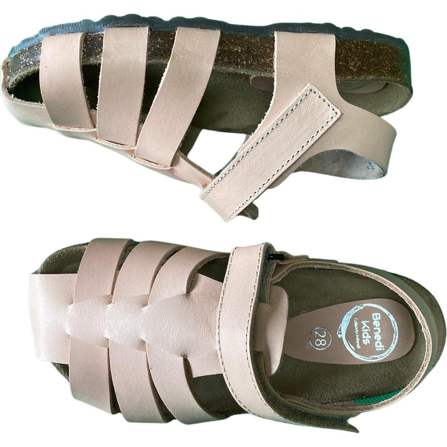 Benedi, Jungen, Sandalen, kindersandalen vaquetilla, Beige, (30)