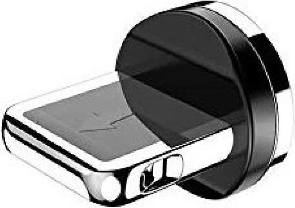 Actual product image Hurtel Plug adapter for magnetic USB Cable Lightning silver