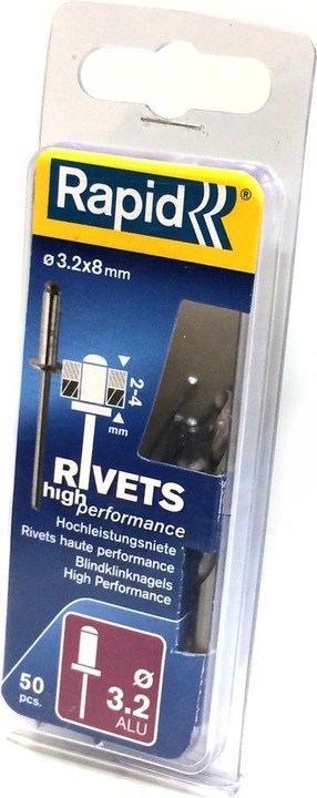 Produktbild Rapid Universal Blindniete Ø 4,8 x 10 mm