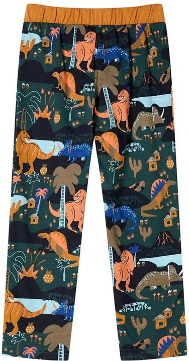 Image du produit VidaXL Pyjama enfant manches longues Vert foncé 140,Matériel (140)