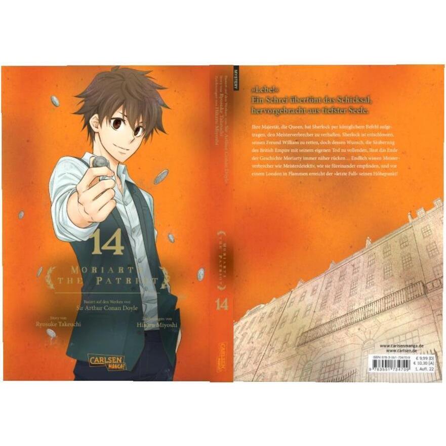 Thumbnail - Moriarty the Patriot 14, Belletristik von Ryosuke Takeuchi, Hikaru Miyoshi, Gandalf Bartholomäus