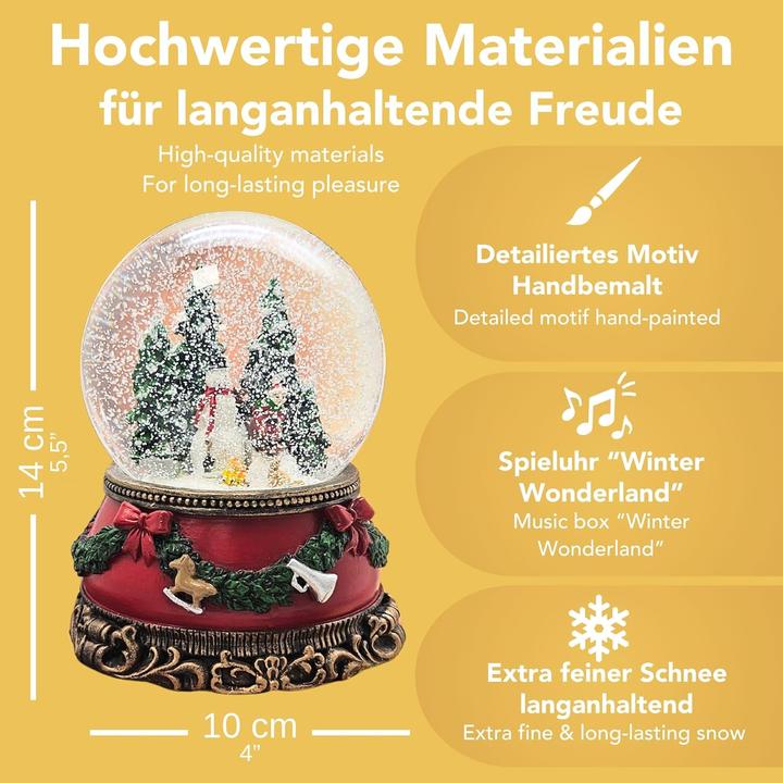 Immagine prodotto Minimum Collection Schneekugel "Schneemann und Kind"