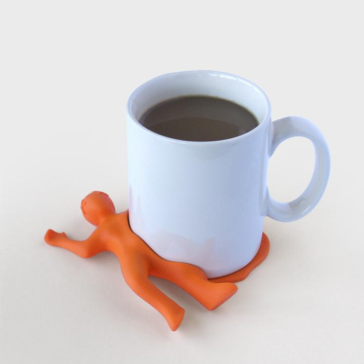 Produktbild Suck UK Splat Stan Coaster (1x, Glasuntersetzer)