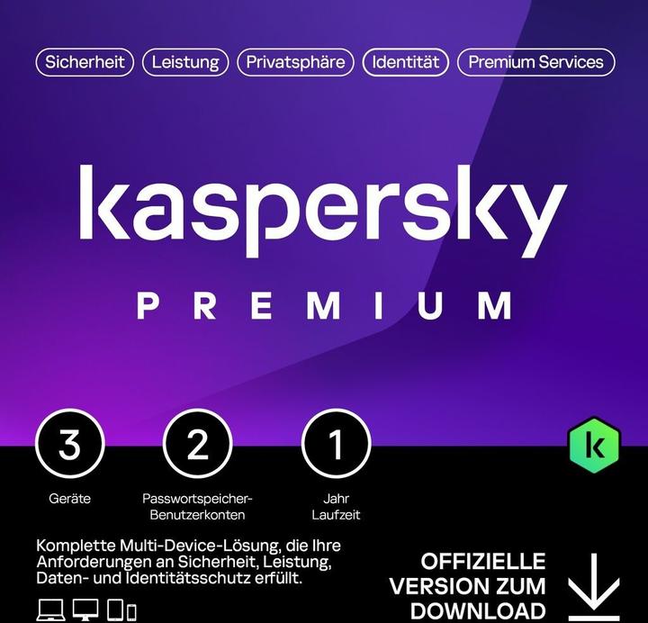 Produktbild Kaspersky Premium (3 PC) (3 User, 12 Monate)