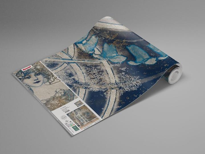 Productafbeelding Komar Porcelaine vliesbehang met 6 panelen 300 x 280 cm