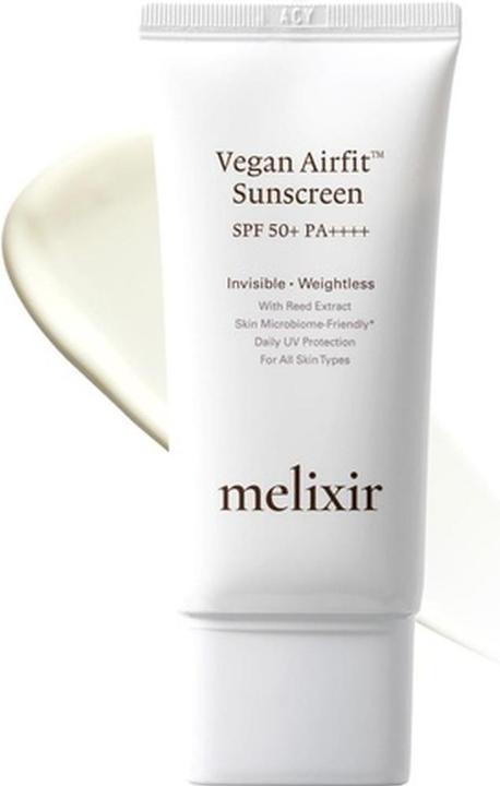 Melixir Vegan Airfit Sunscreen SPF 50 Korean Face Moisturizing Sun Cream (Sonnencreme, SPF 50)