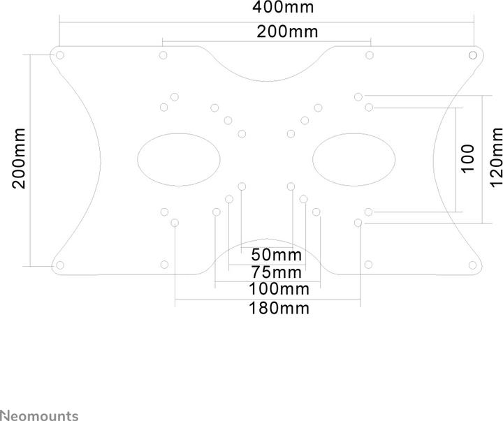 Produktbild Neomounts Fpma-Vesa400 (Wand, 52", 35 kg)