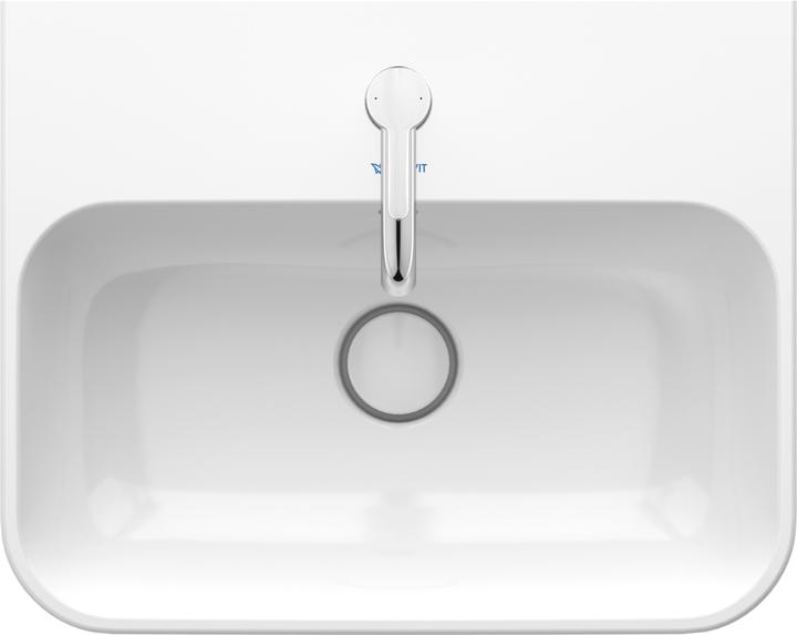 Actual product image Duravit Countertop washbasin 50 x 40 cm Happy D.2 Plus white 2360500000 (400 mm, 500 mm)