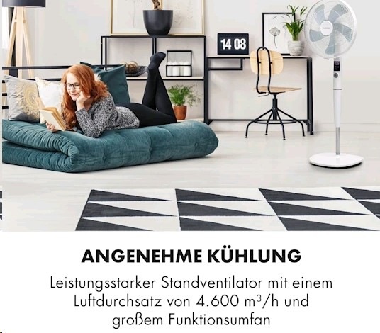 Produktbild Klarstein Silent Storm Standventilator Weiss