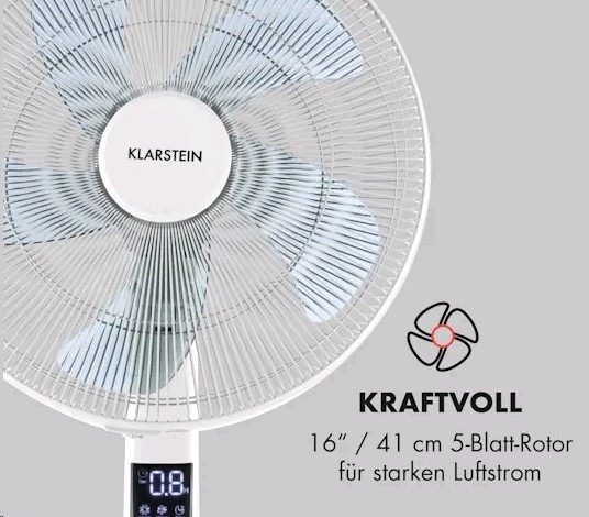 Produktbild Klarstein Silent Storm Standventilator Weiss