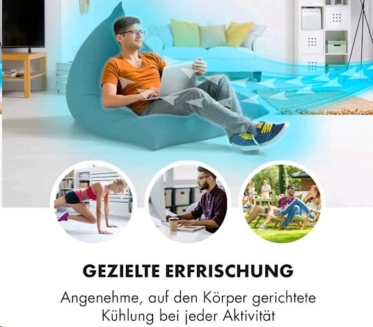 Produktbild Klarstein Silent Storm Standventilator Weiss