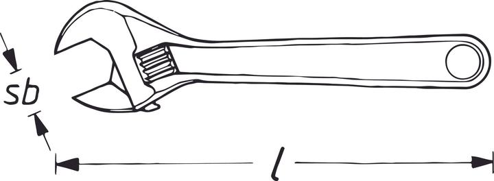 Image du produit HAZET Clé à molette (28 mm)