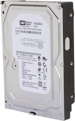 WD AV 320GB, 8MB cache, SATA 3Gbs (0.32 TB, 3.5")