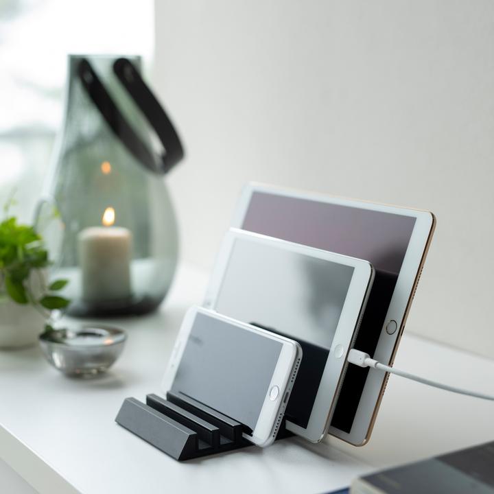 Actual product image Yamazaki Tablet holder TOWER black