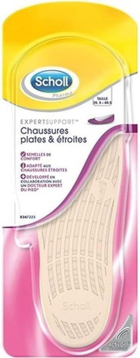 Scholl Expert Support Insoles for Flat and Narrow Shoes 35.5-40.5