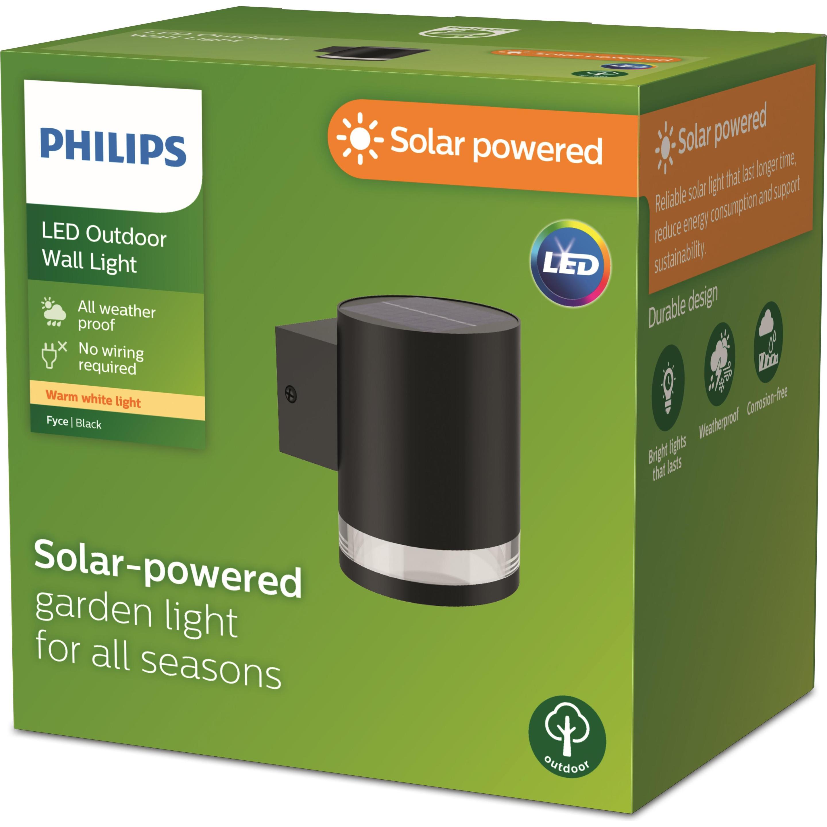Thumbnail - Philips, Gartenbeleuchtung, Fyce Solar (200 lm, IP44)