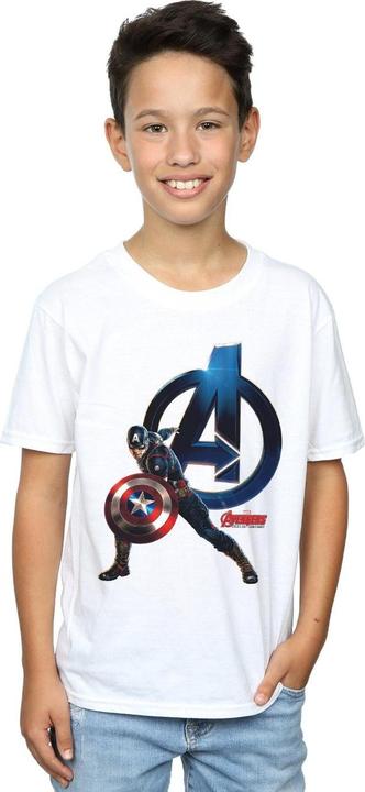 Image du produit - T-shirt CAPTAIN AMERICA POSE - Garçon (140, 146)