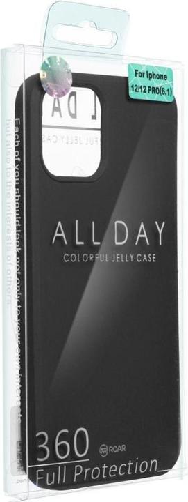 Produktbild Roar Back panel cover case COLORFUL JELLY for SAMSUNG S25 black (Samsung Galaxy S25)