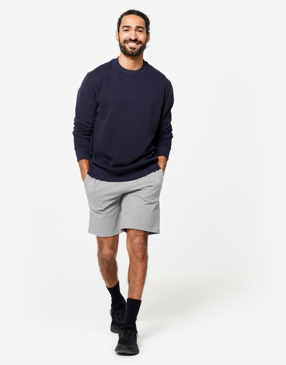 Immagine prodotto Domyos Felpa con cappuccio da uomo in caldo tessuto di cotone - blu/nero (XL)