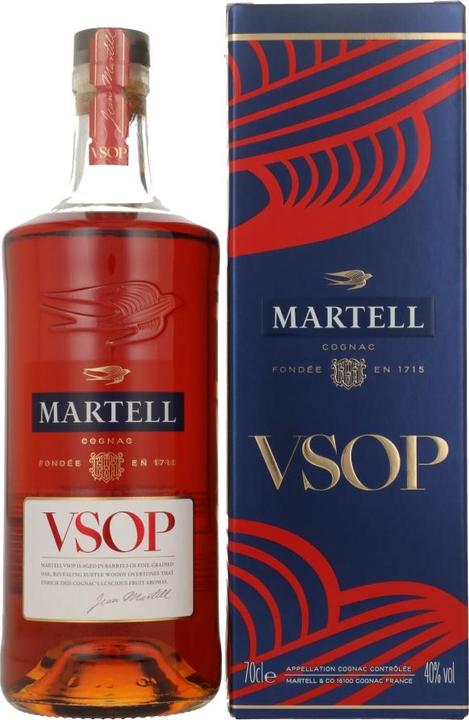 Immagine prodotto Martell VSOP Invecchiato in botti rosse Cognac con custodia